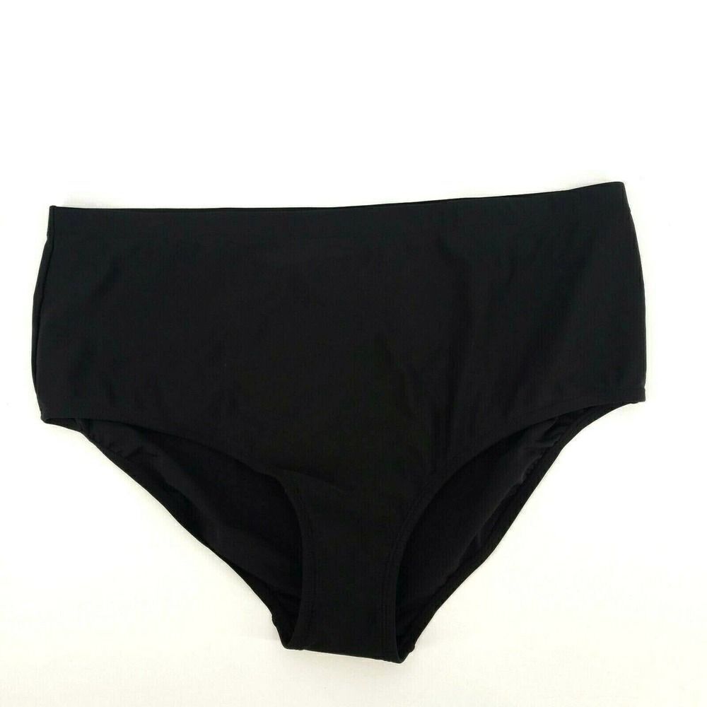 Swimsuits For All Swimsuit Bottom Solid Black